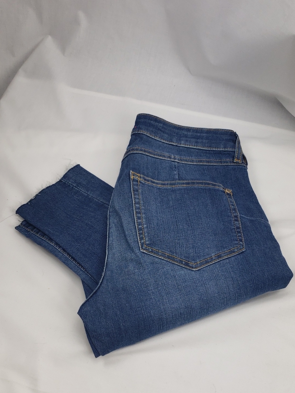 Jennifer Lopez Sculpt Super Skinny Jeans With Raw Hem Size 10